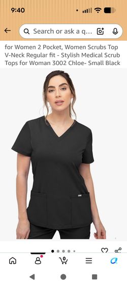 Medical scrubs top