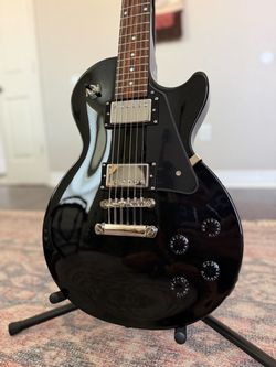 2013 Epiphone Les Paul Studio – Black – Grover Tuners – Fresh Setup