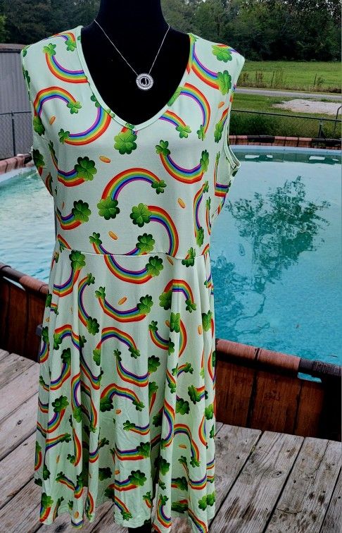 Aceshion Clover & Rainbow Dress