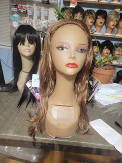 Orchid#27/30, Synthetic Half Wig By Wig Pro.