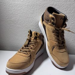 FILA Men's Panache Mid Boots - Wheat/Brown - Size 12