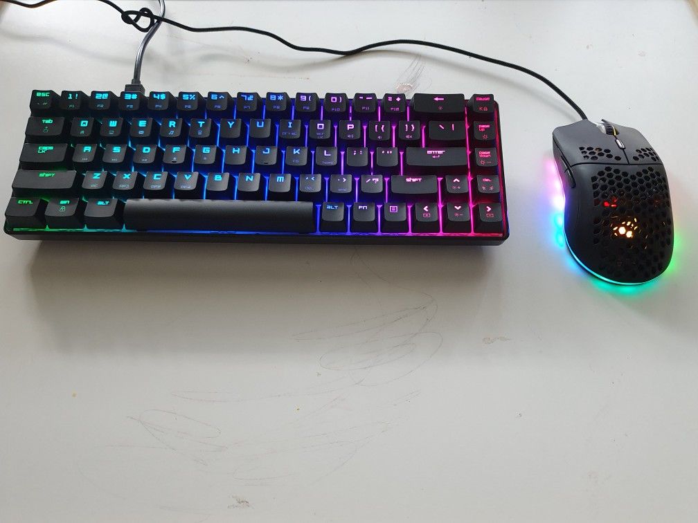 60% Gaming Keyboard And Gaming Mouse