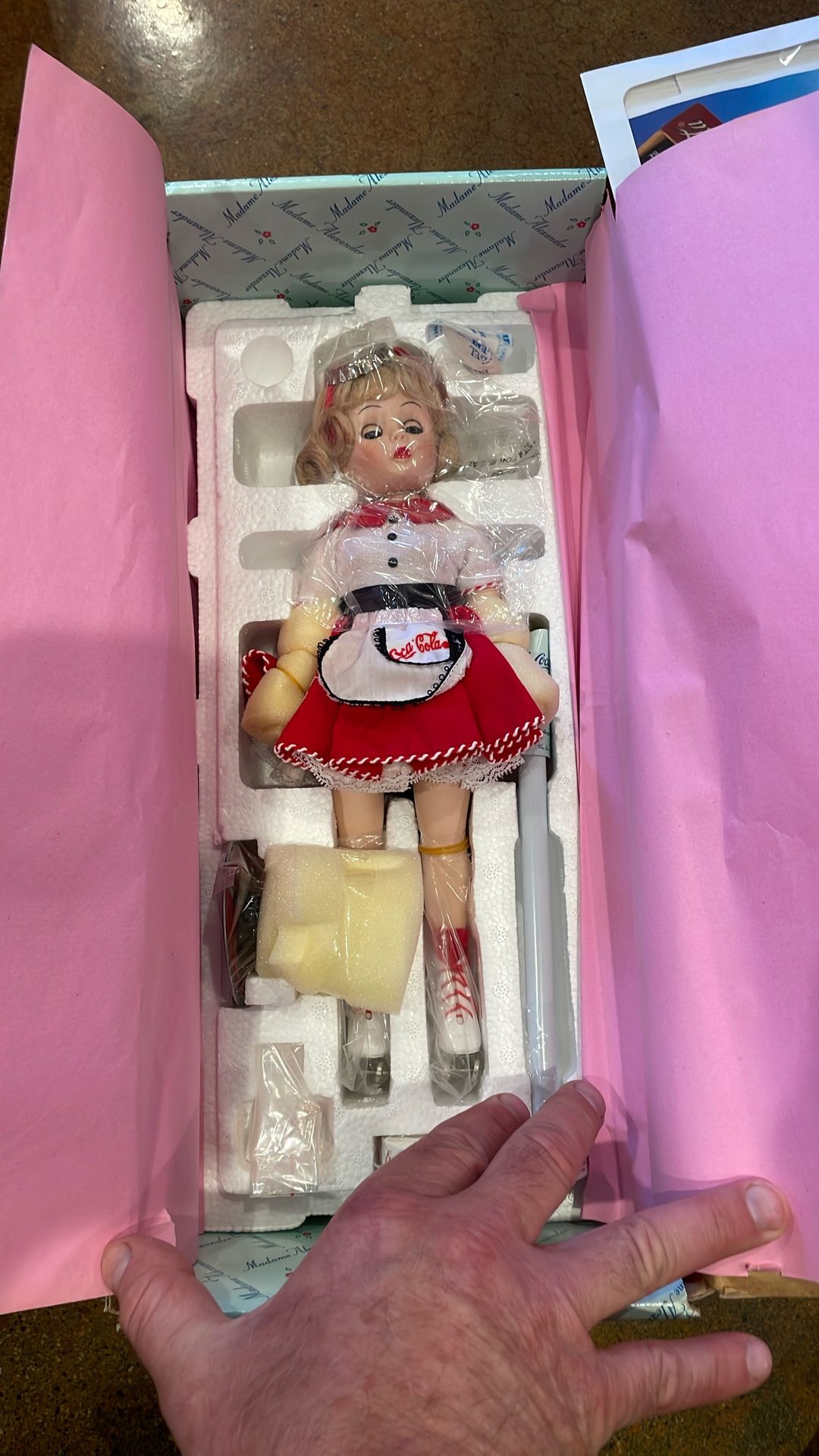 Madame Alexander Coke Cola Carhop Doll Antique Vintage