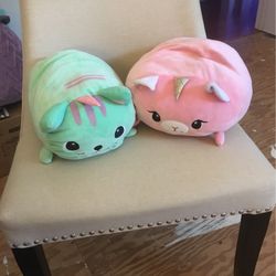 Squish Mellows, Set Of 2 Plush Animal Toys