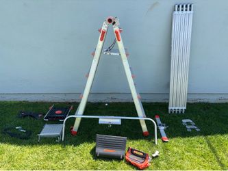 Little Giant ladder/scaffolding system.