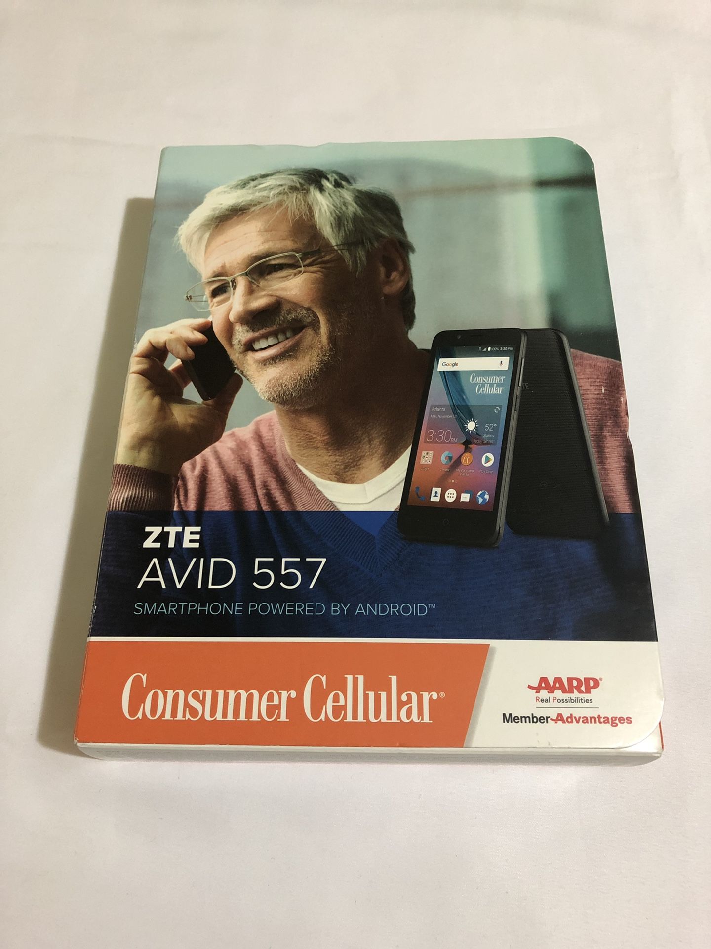 Consumer Cellular ZTE Avid 557 - Black