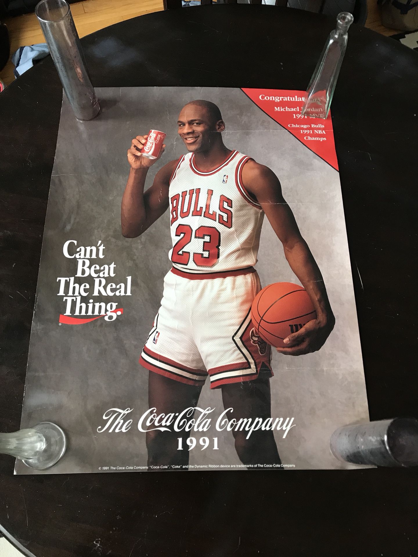Amedrentador Antorchas florero Michael Jordan Poster / Coke • 1991 • Original Vintage for Sale in Chicago,  IL - OfferUp