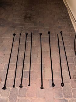 Curtain Rods (7 of them) $15 total