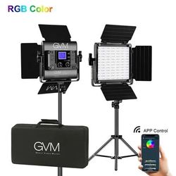 GVM RGB LED Video Light 2-Panel Kit