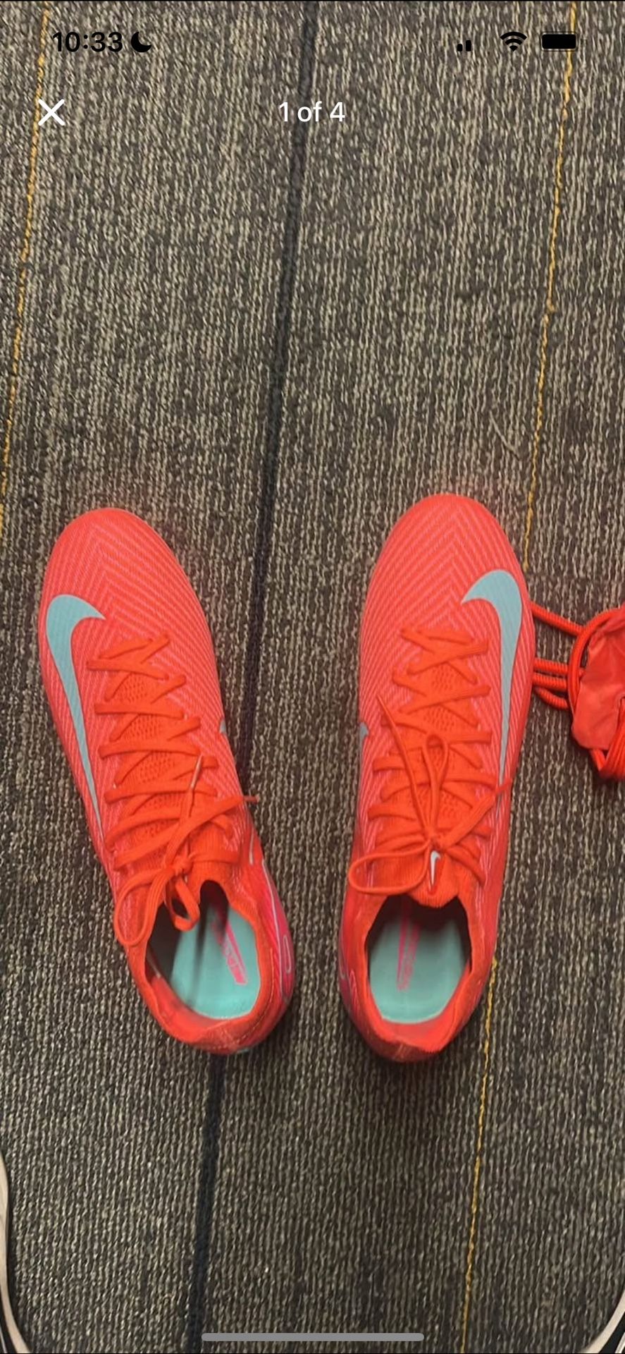 Nike Mercurials Soccer Cleats Size 11 1/2