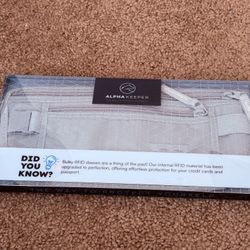 Alpha Keeper Hidden Travel Money Belt - RFID Blocking Waist Wallet & Passport Holder for Women and Men, Anti-Theft Slim Security Pouch
