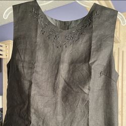 New 100% Linen Shirt And Vest Medium Womens 