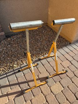 Folding Roller Stands Wood Woodworking Tool