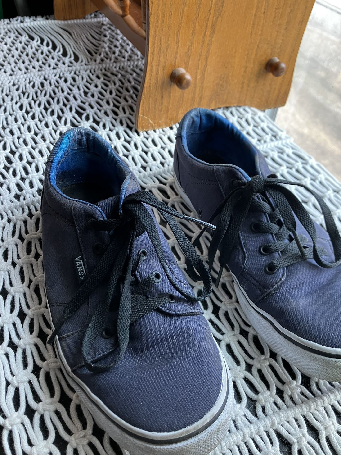 Dark Blue Vans Shoes