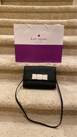 Kate Spade Black Leather Crossover. New with Tag $358