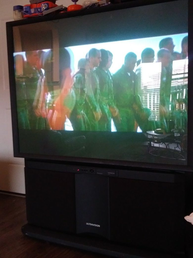 Hitachi ultravision big screen tv FREE FREE FREE