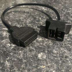 For Chrysler 6Pin To 16Pin OBD2 Ⅱ Auto Car Diagnostic Adapter Connector Cable