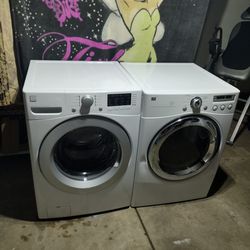 KENMORE WASHER AND LG Electric Dryer Large Capacity Free Delivery And Free Installation 4 MONTHS WARRANTY 