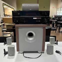 Home Theater System - Pioneer VSX-516 - JBL SUB145 - JBL Speakers