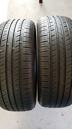 Land sport in good condition 2 tires 215 55 17 80% tread