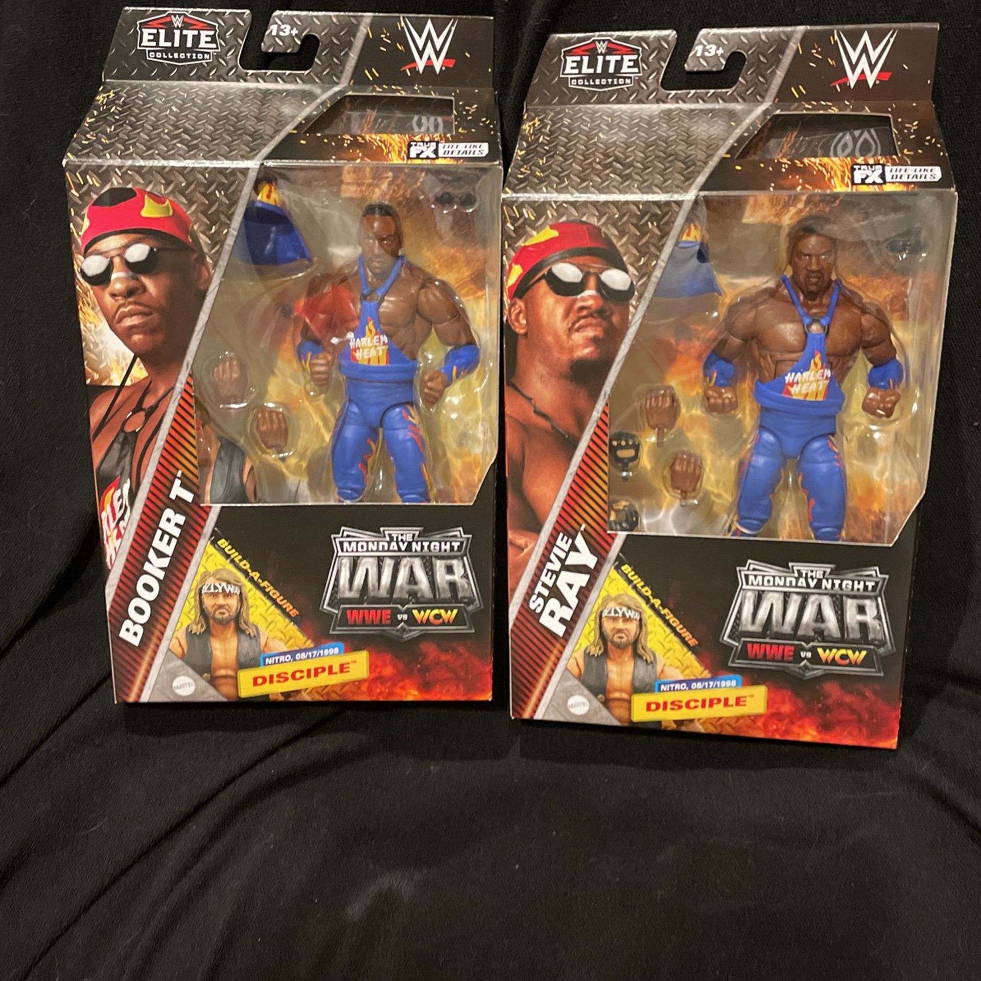 WWE/ Elite Collection/ Harlem Heat/ Stevie Ray/ Booker T