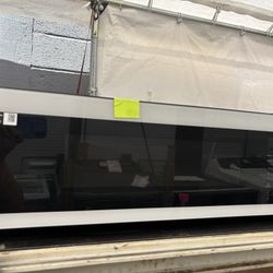 Samsung Bespoke Slim OTR Microwave in White Glass