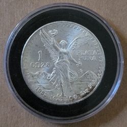 1982 México Liberty Silver Coin 