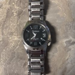 Armitron Men’s Watch 42mm Silver Tone Black Dial 20/4692SV New Battery 7”