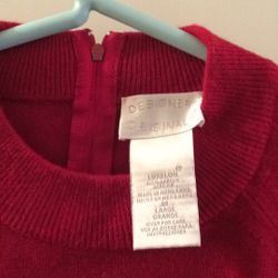 Red Knit Sweater