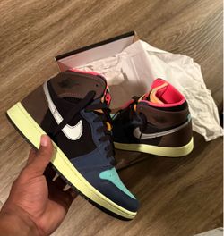 Air Jordan 1 Retro High Tokyo Bio Hack Multicolor Sneakers
