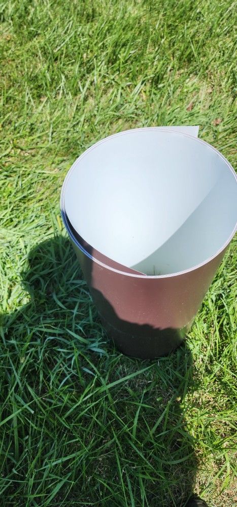 Metal Flashing White/Brown 