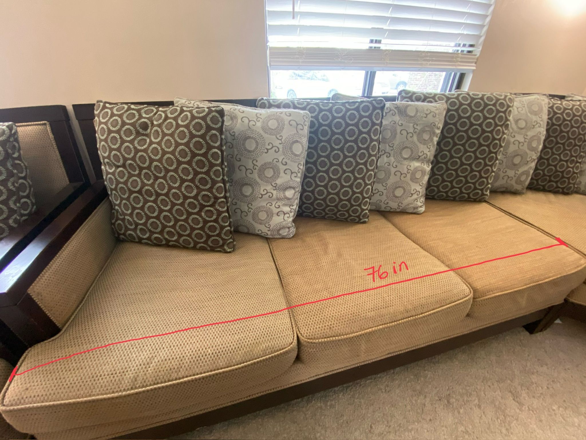 3pc Sectional Couch