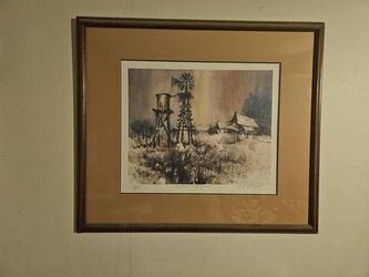 Framed Jack Rickard limited-edition artwork: "Return To Autumn"