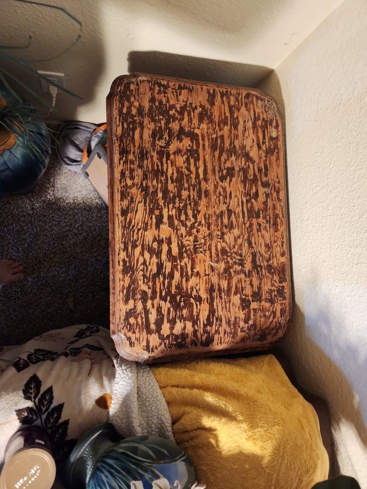 Wood End Table