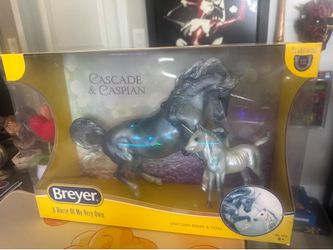 Breyer horses caspian and black stallion