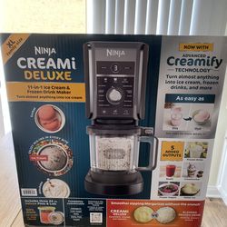 Ninja CREAMi Deluxe 11-in-1 XL Ice Cream & Frozen Drink Maker - NC501 - NEW NIB