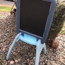 Nice Step 2 Chalk Board And Dry Erase Board On Reverse Side