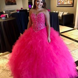 Sweet 16- Quinceanera Strapless Ball Gown