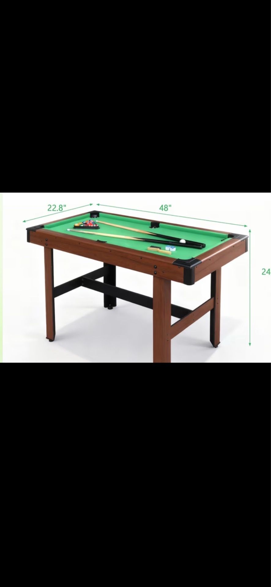4 ft kids and adult pool table
