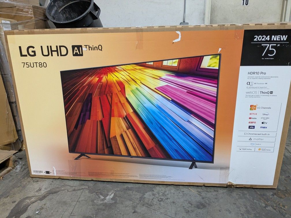 LG 75” Class UT8000 Series LED 4K UHD Smart webOS TV