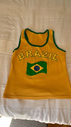 Brazil Flag Tank Top