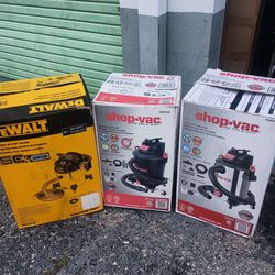 Wet/Dry vacuum DeWalt or Shop Vac