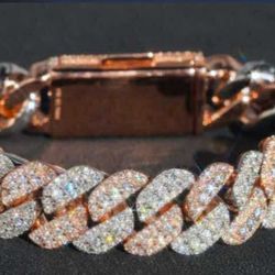 Cuban Two Tone bracelet 