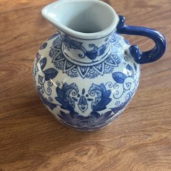 Vase Blue And White 
