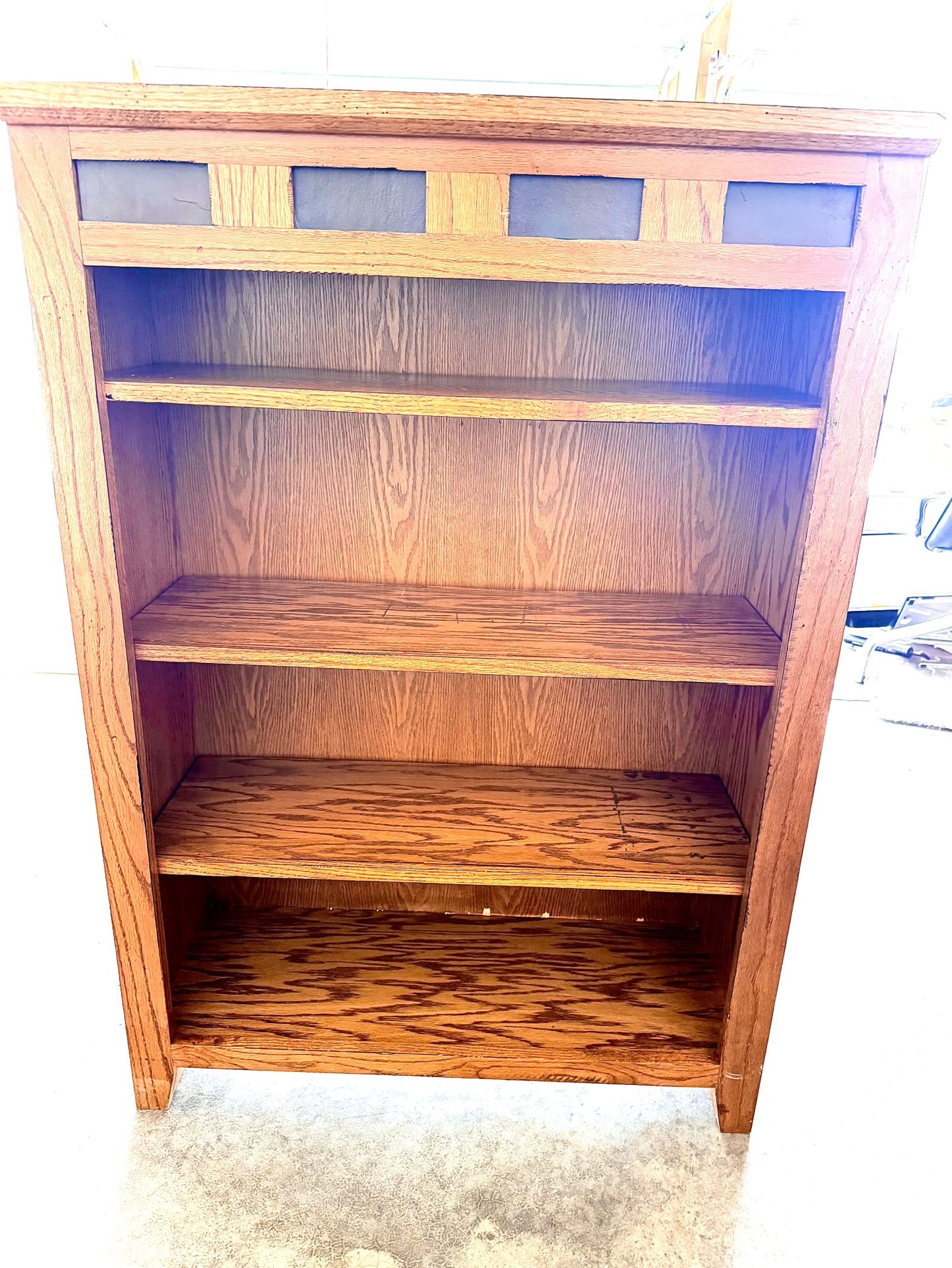 ✅ SOLD Rustic Oak Bookcase + File Cabinet — More Quality Furniture Available