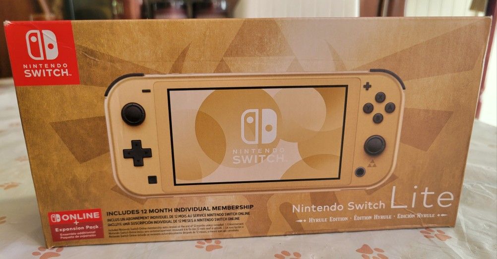 Nintendo Switch Lite - Zelda Hyrule Edition Gold New NIB