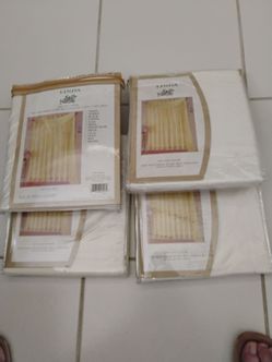 4 WINDOW SCARVES 60x216 NEW