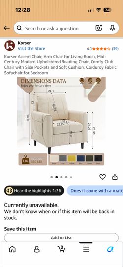 Accent chair