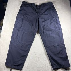 TRU-SPEC Cargo Pants Men’s 3XL Blue Tactical Double Knee Ripstop #2633