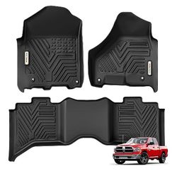 BRAND NEW IN BOX floor mats Fit for 2019 2020 2021 2022 2023 2024 Ram 1500 Classic Crew Cab, 2012-2018 Dodge Ram 1500/2500/3500 Crew Cab